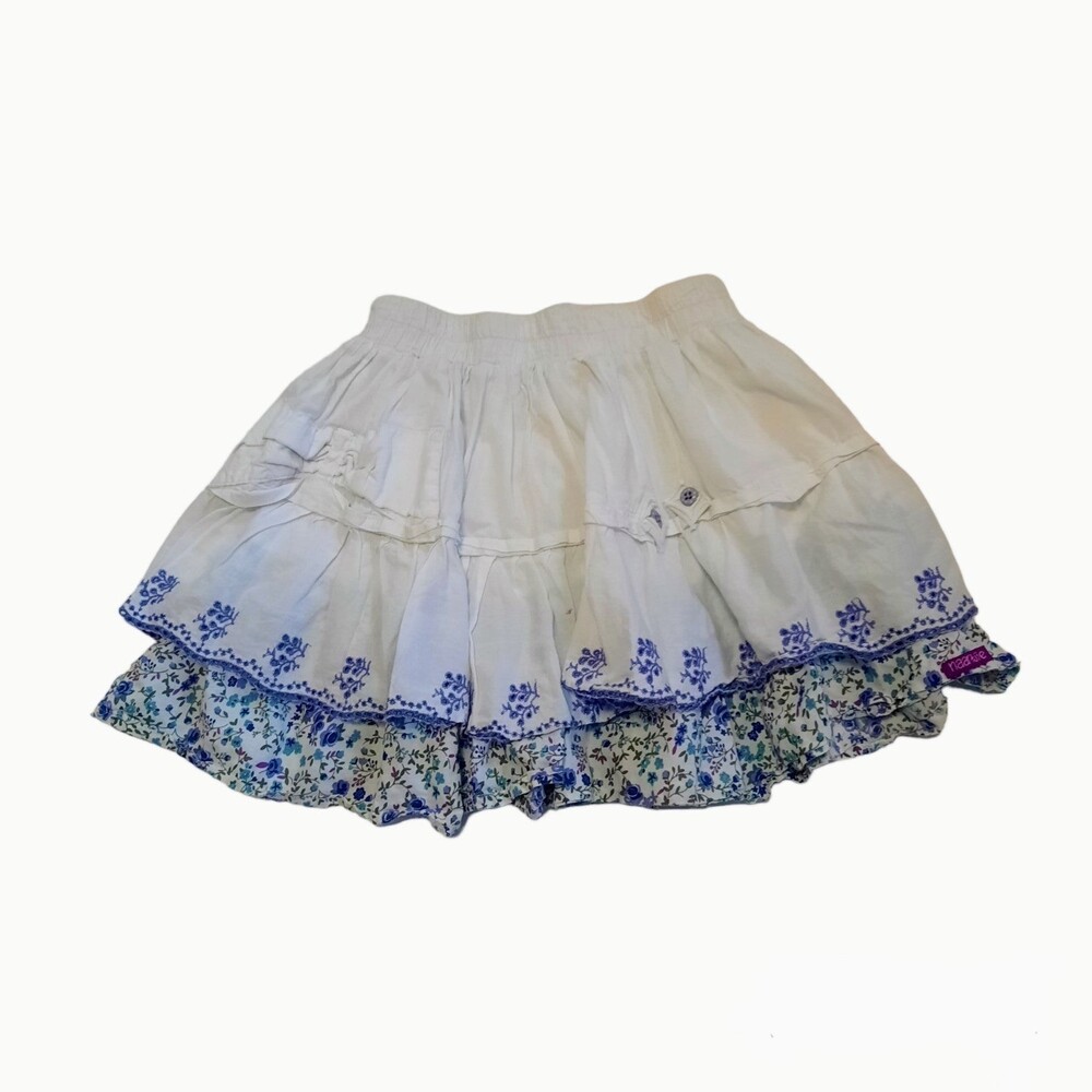 Naartjie Girls White Peasant Skirt 4